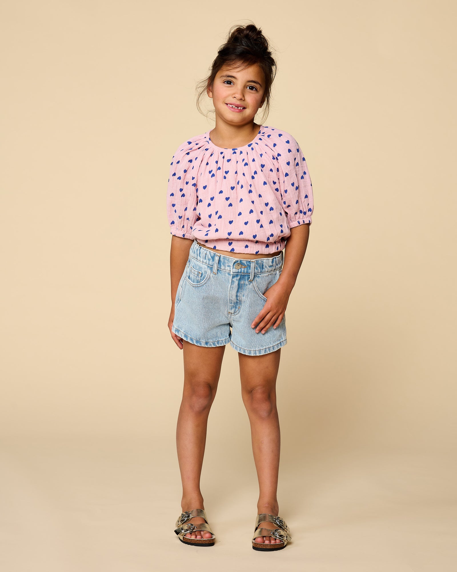 Jeans Shorts | Pale Light Blue