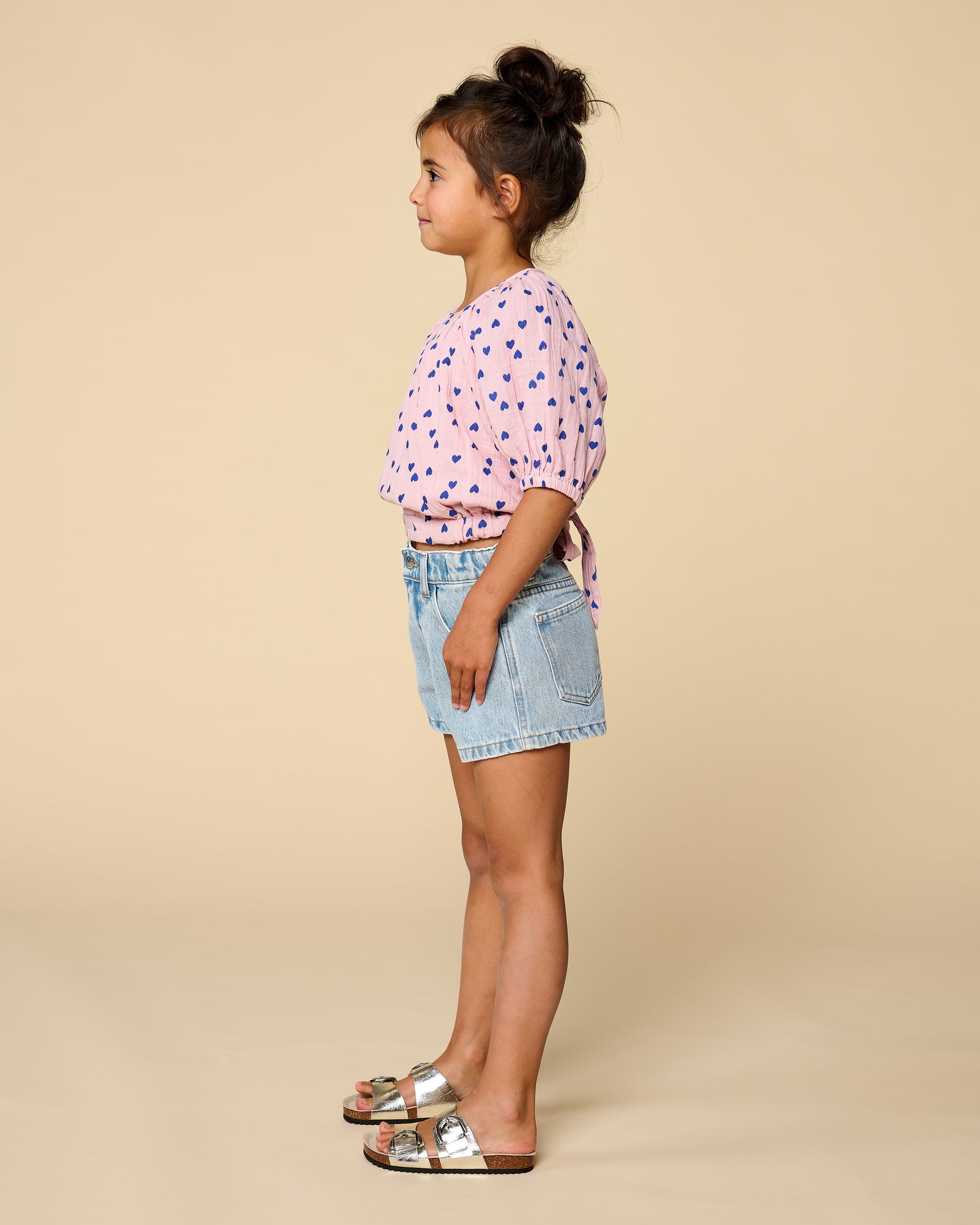 Adele Blouse | Candy Hearts AOP