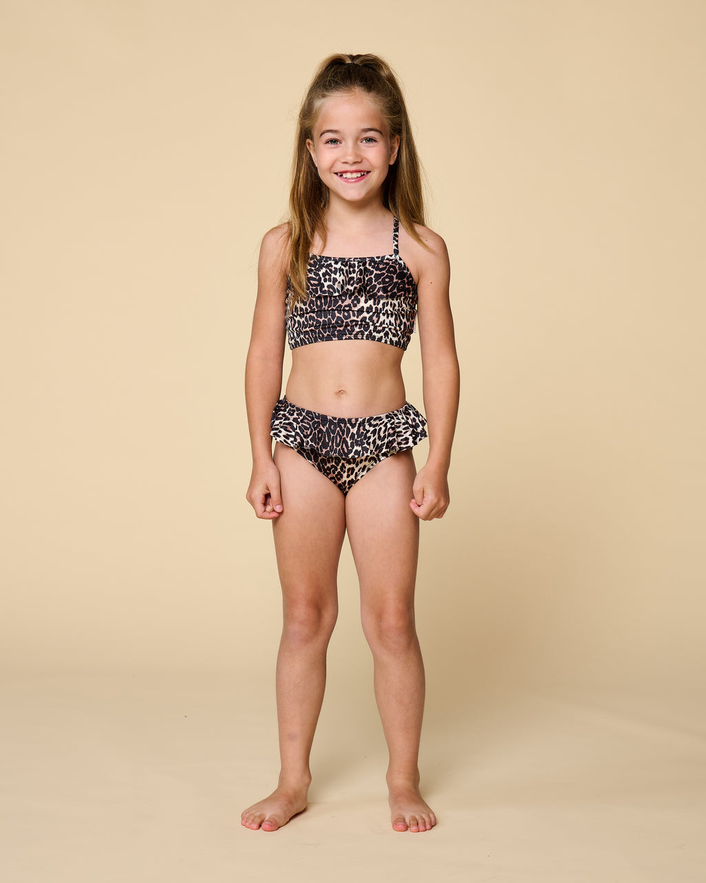 Ruffle Bikini | Leopard AOP