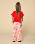 Wide Leg Pants | Cherry AOP