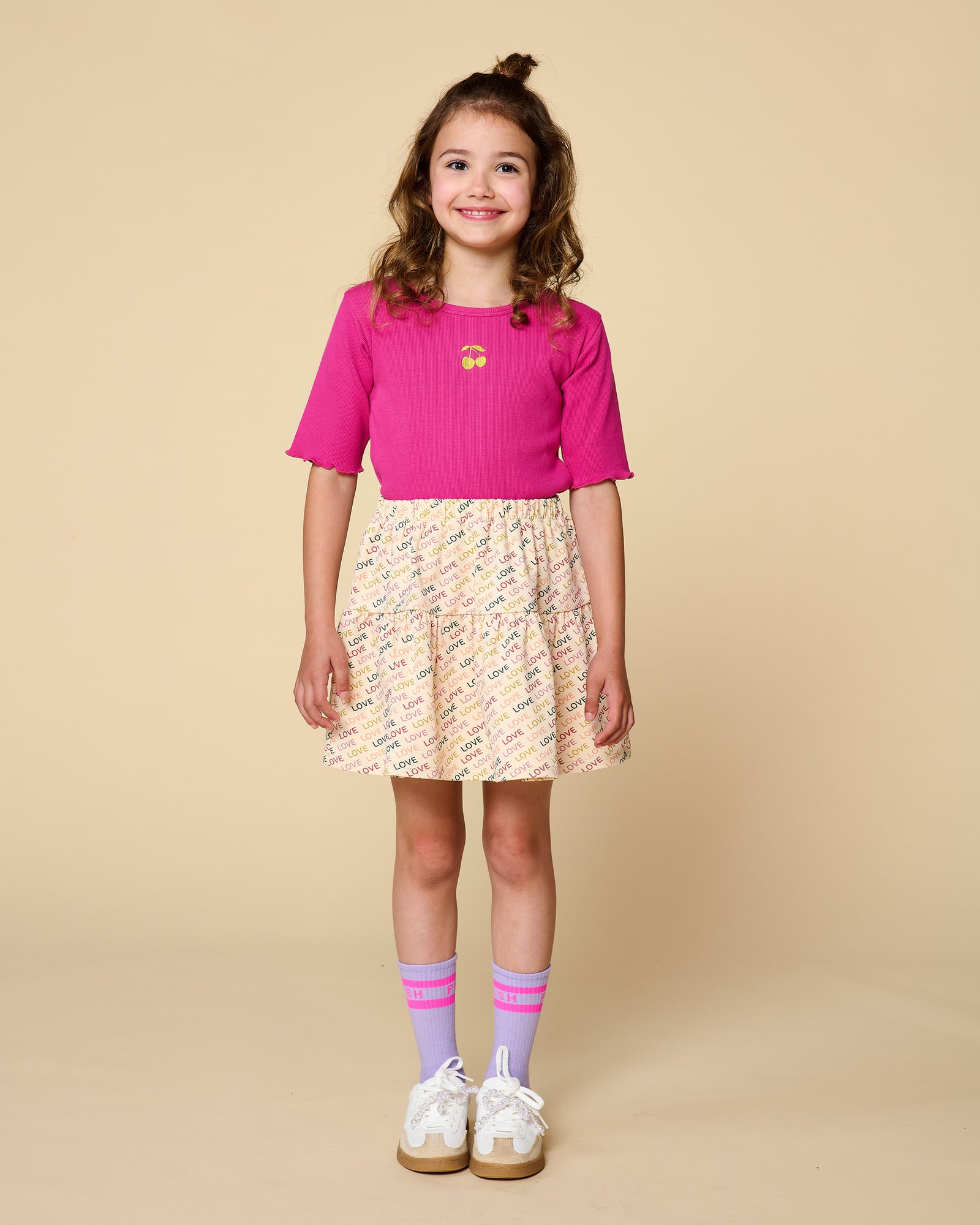 Rib T-Shirt | Rose Violet