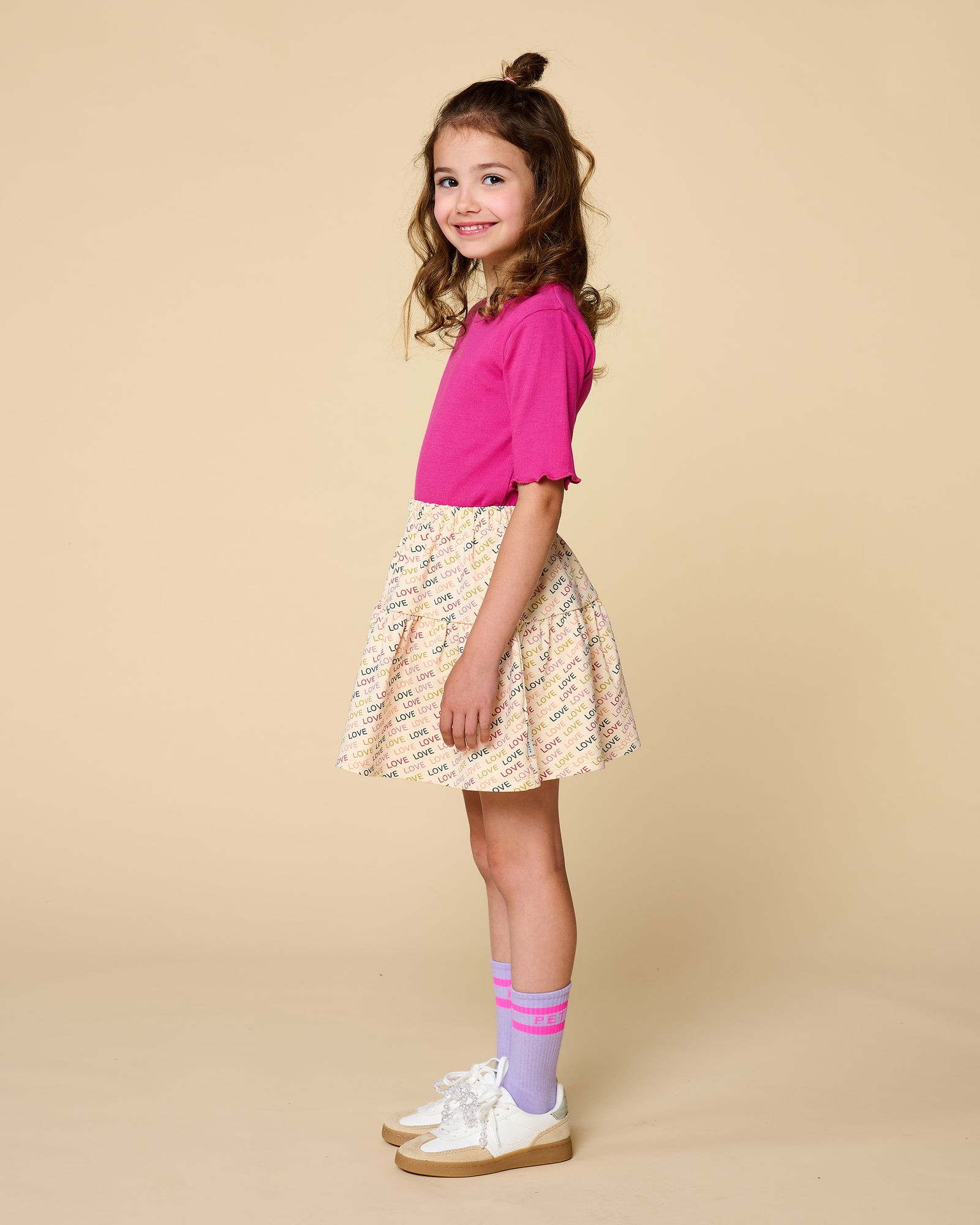 Rib T-Shirt | Rose Violet