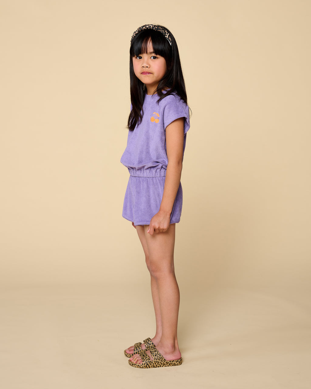 Towel Jumpsuit | Chalk Violet