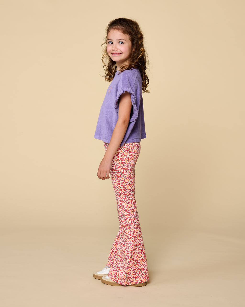 Bowie Flared Pants | Small Flowers AOP