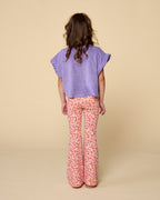 Bowie Flared Pants | Small Flowers AOP