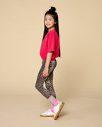 T-Shirt Elastic Waist | Raspberry Wine