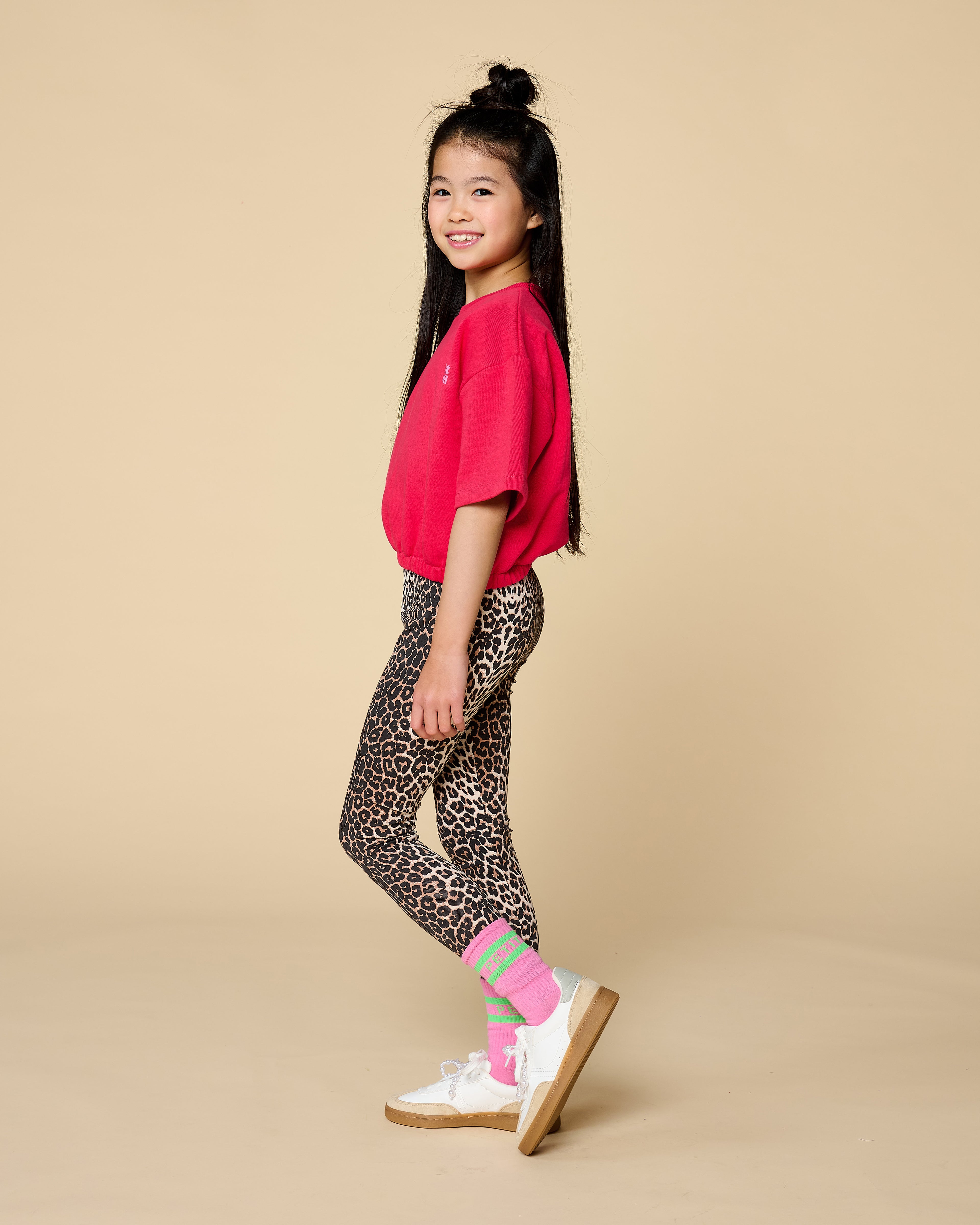 T-Shirt Elastic Waist | Raspberry Wine