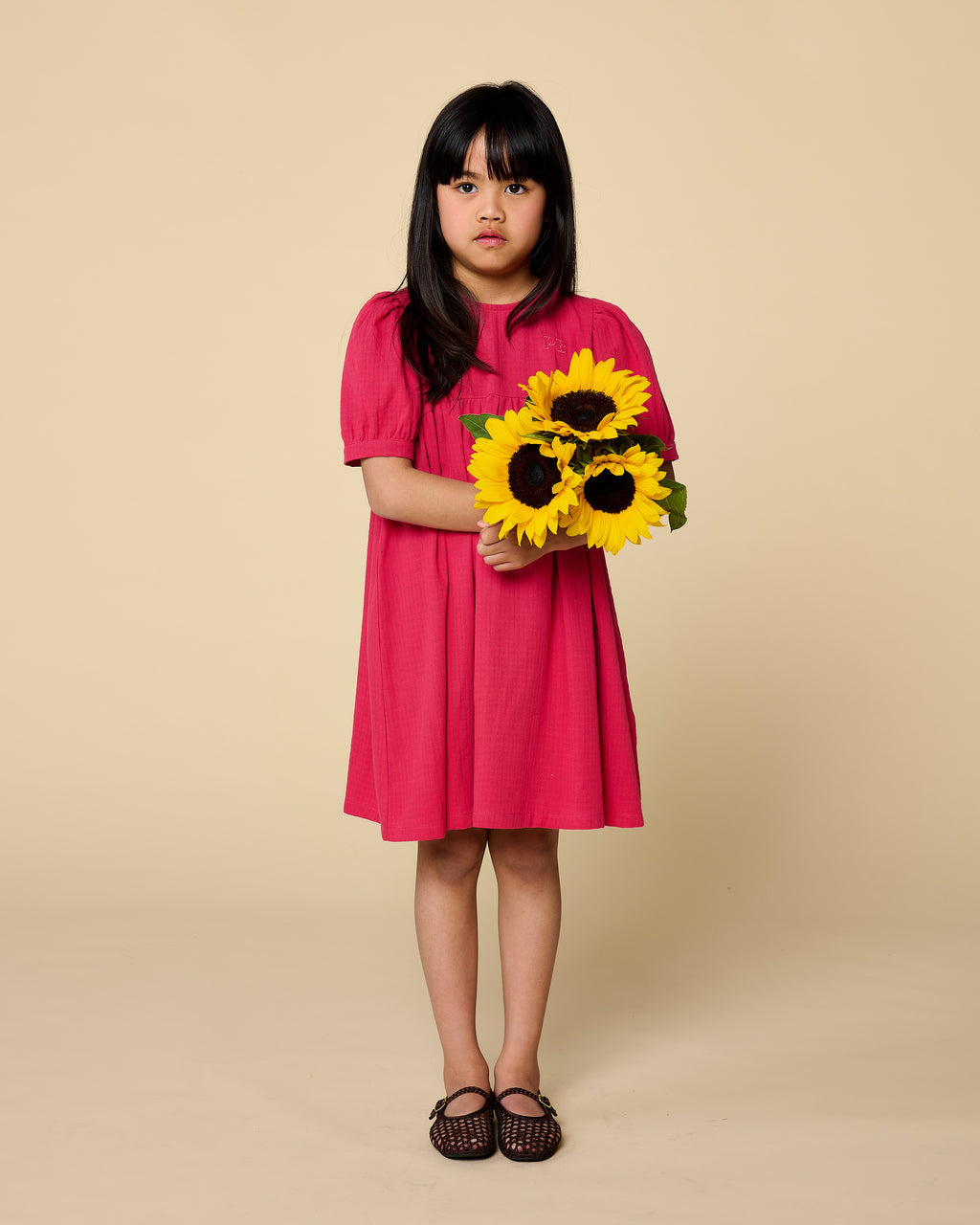 Puff Sleeve Dress | Raspberry Wine