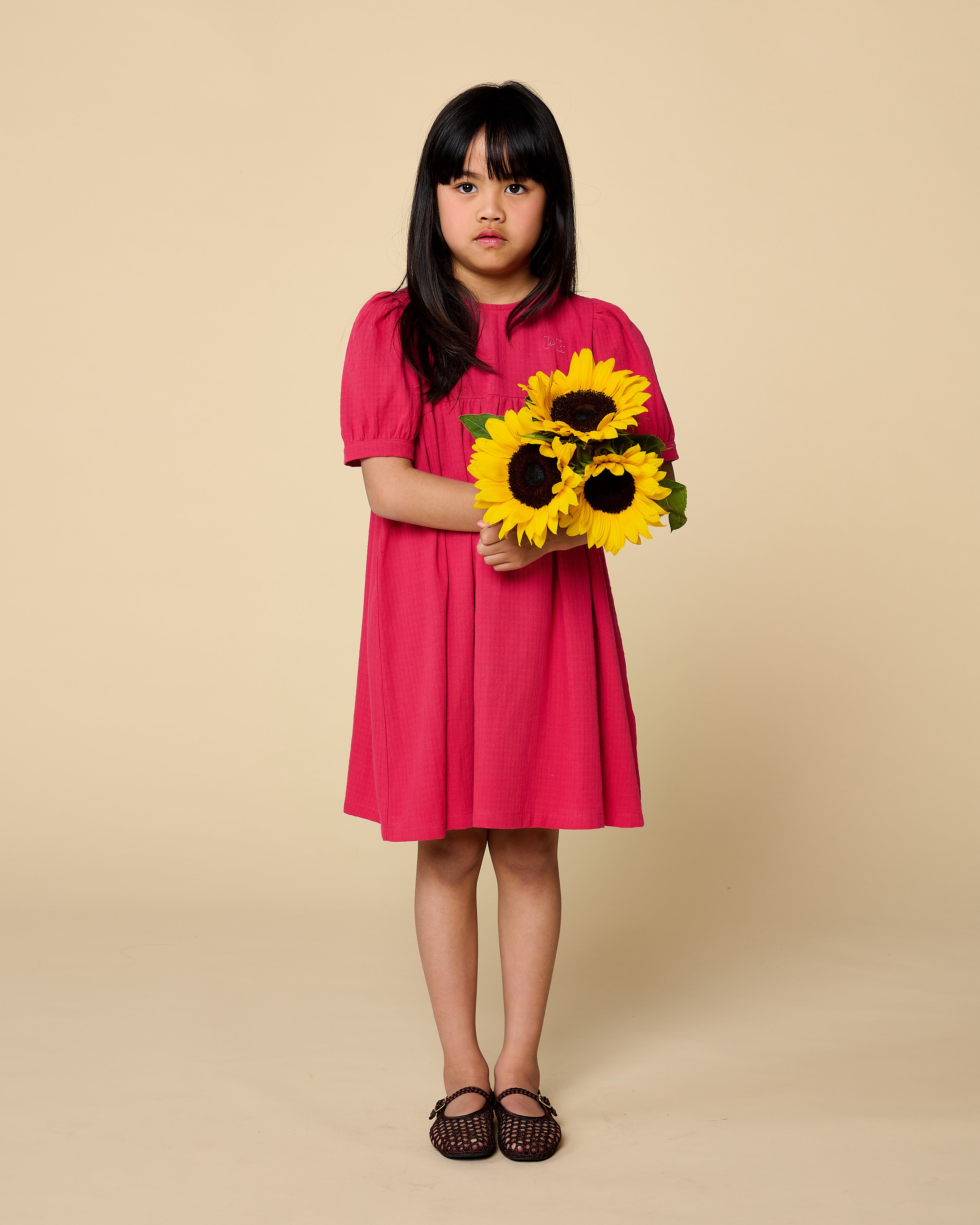 Puff Sleeve Dress | Raspberry Wine