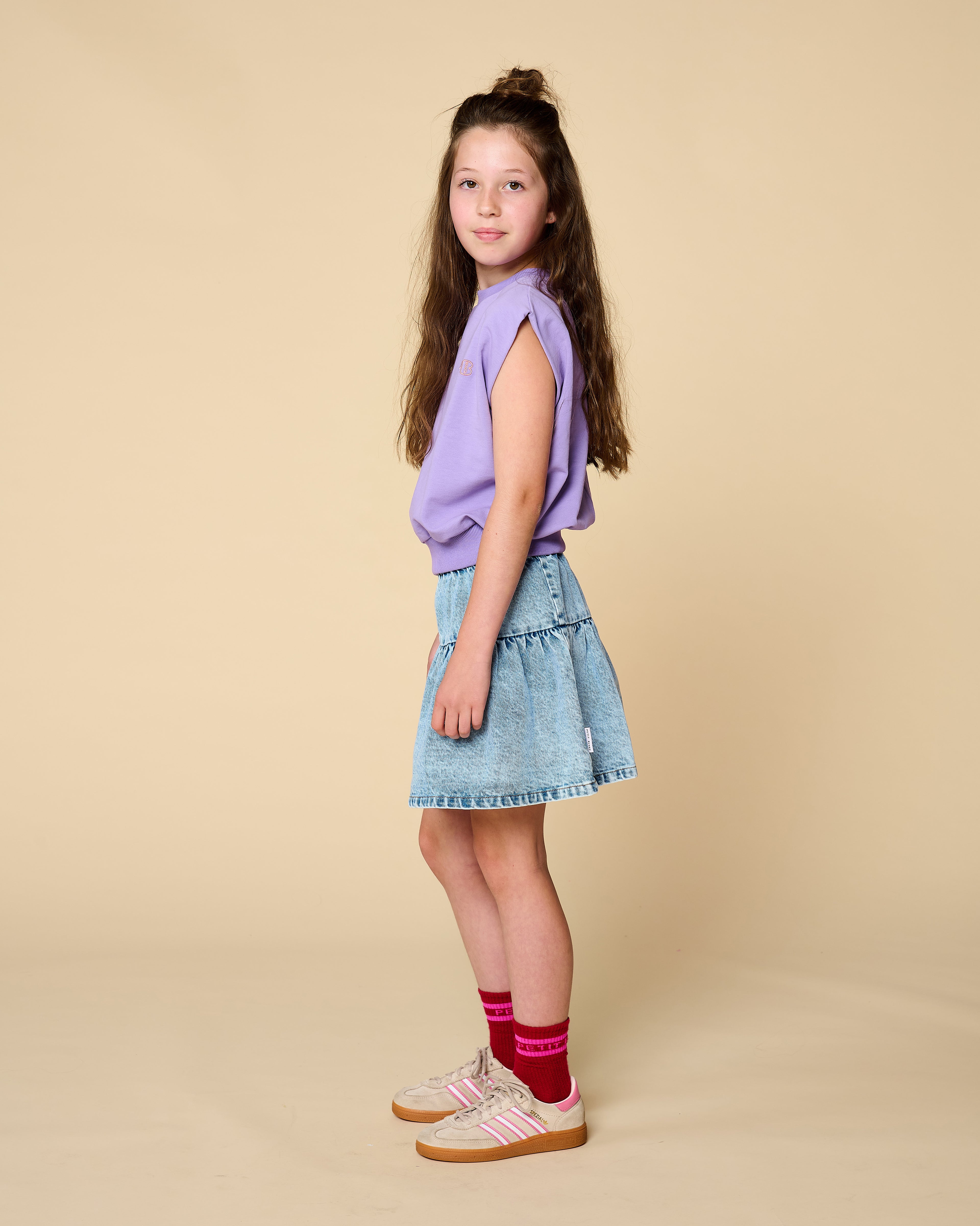 Shoulder Top | Chalk Violet