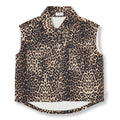 Denim Waistcoat | Leopard