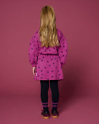 Skater Dress Dots | Deep Orchid