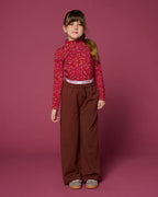 Turtle Neck | Winter Flower AOP
