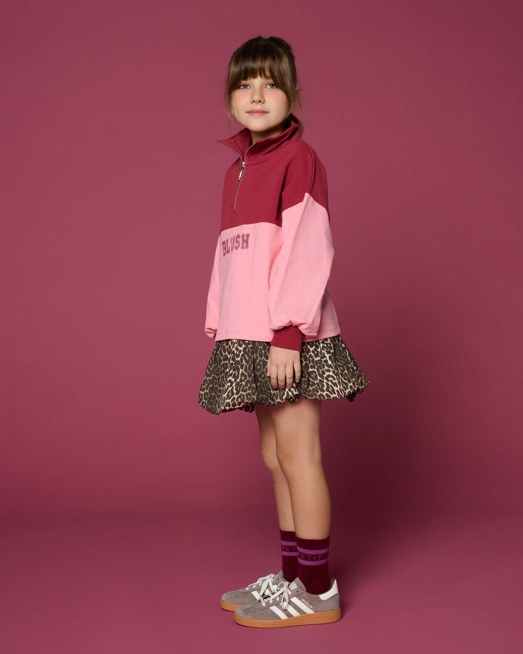 Ballon Skirt | Leopard AOP