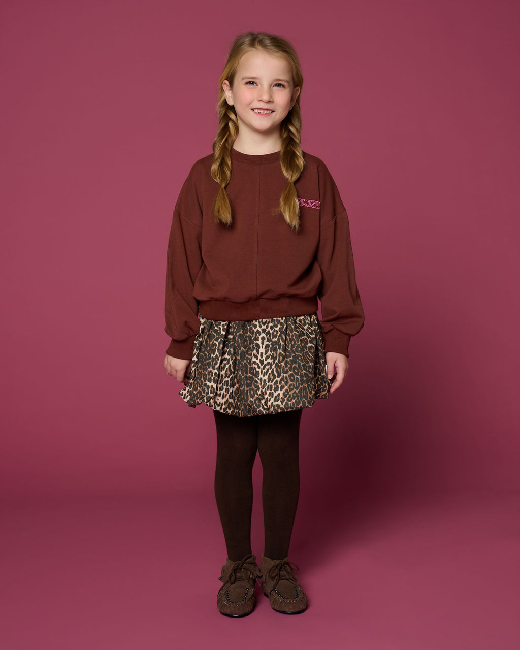 Ballon Skirt | Leopard AOP