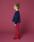 Bowie Flared Pants | Winter Flower AOP