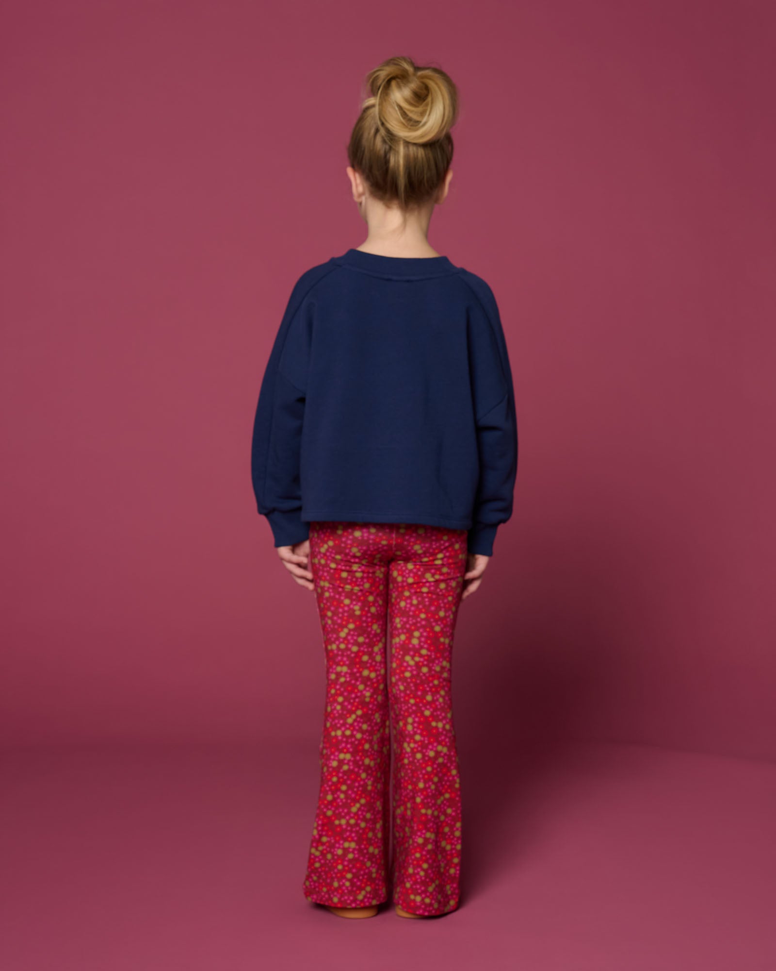 Bowie Flared Pants | Winter Flower AOP