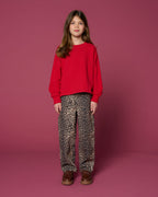 Ballon Fit Jeans | Leopard AOP