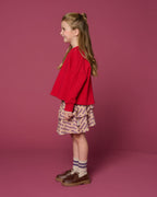 Mini Smock Skirt Bisous | Cork/Purple