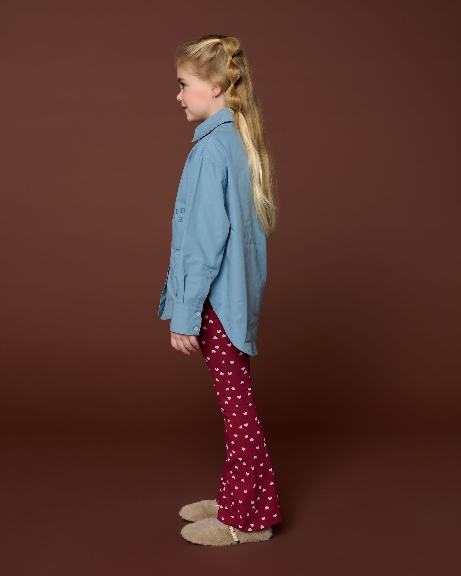 Bowie Flared Pants | Hearts AOP