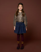 Collar Blouse | Leopard AOP