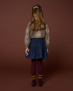 Collar Blouse | Leopard AOP