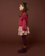 Sweater Ruffles | Garnet