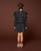 Romantic Mini Skirt | Dark Grey