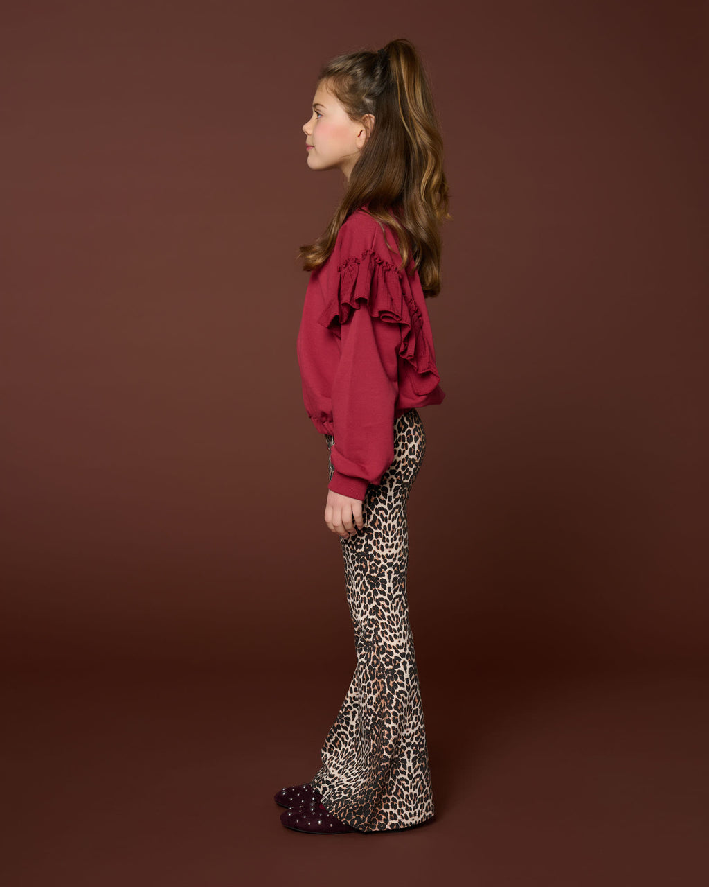 Sweater Ruffles | Garnet