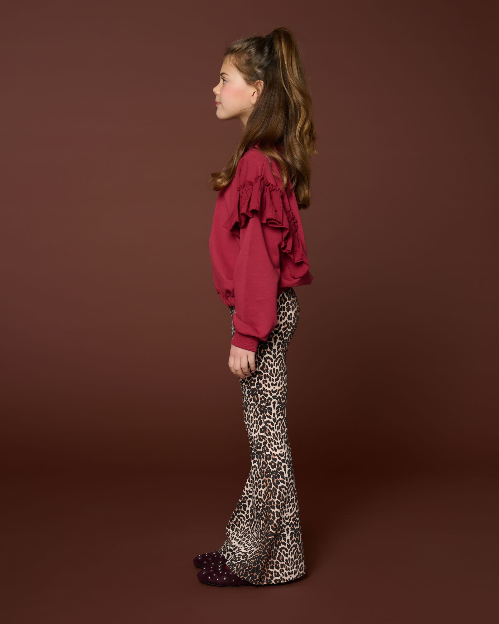 Sweater Ruffles | Garnet