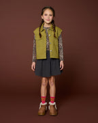 Denim Waistcoat | Khaki