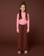 Rib Turtle Neck | Rose