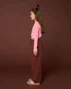 Wide Leg Pants | Brown
