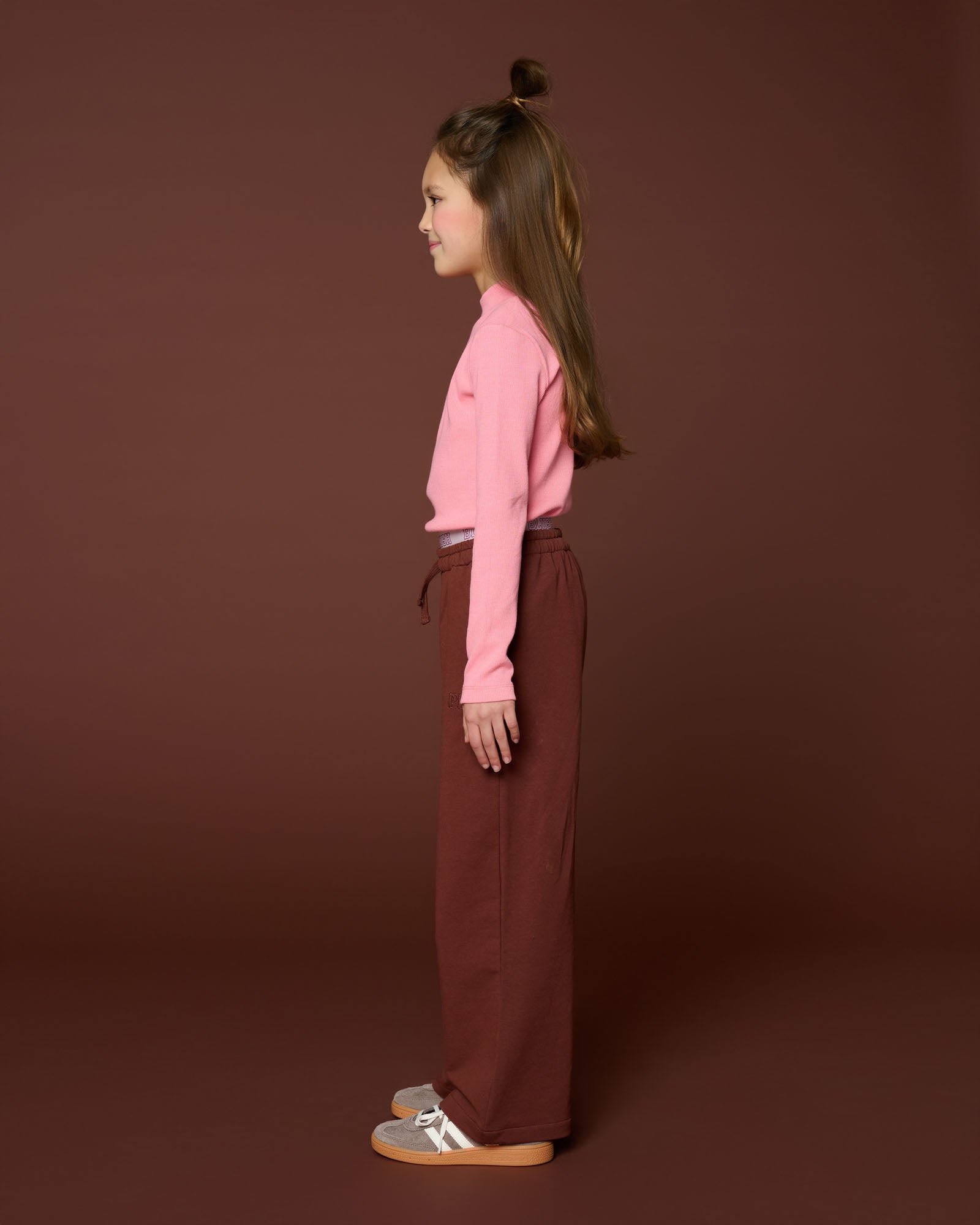 Wide Leg Pants | Brown