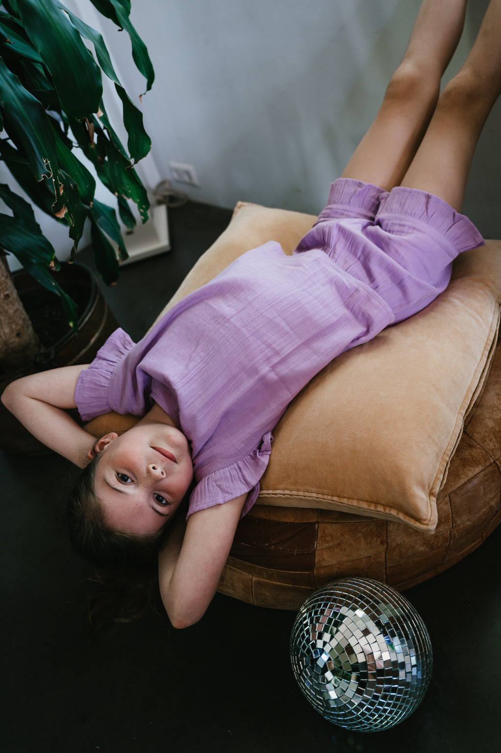 Loua Frill Blouse | English Lavender