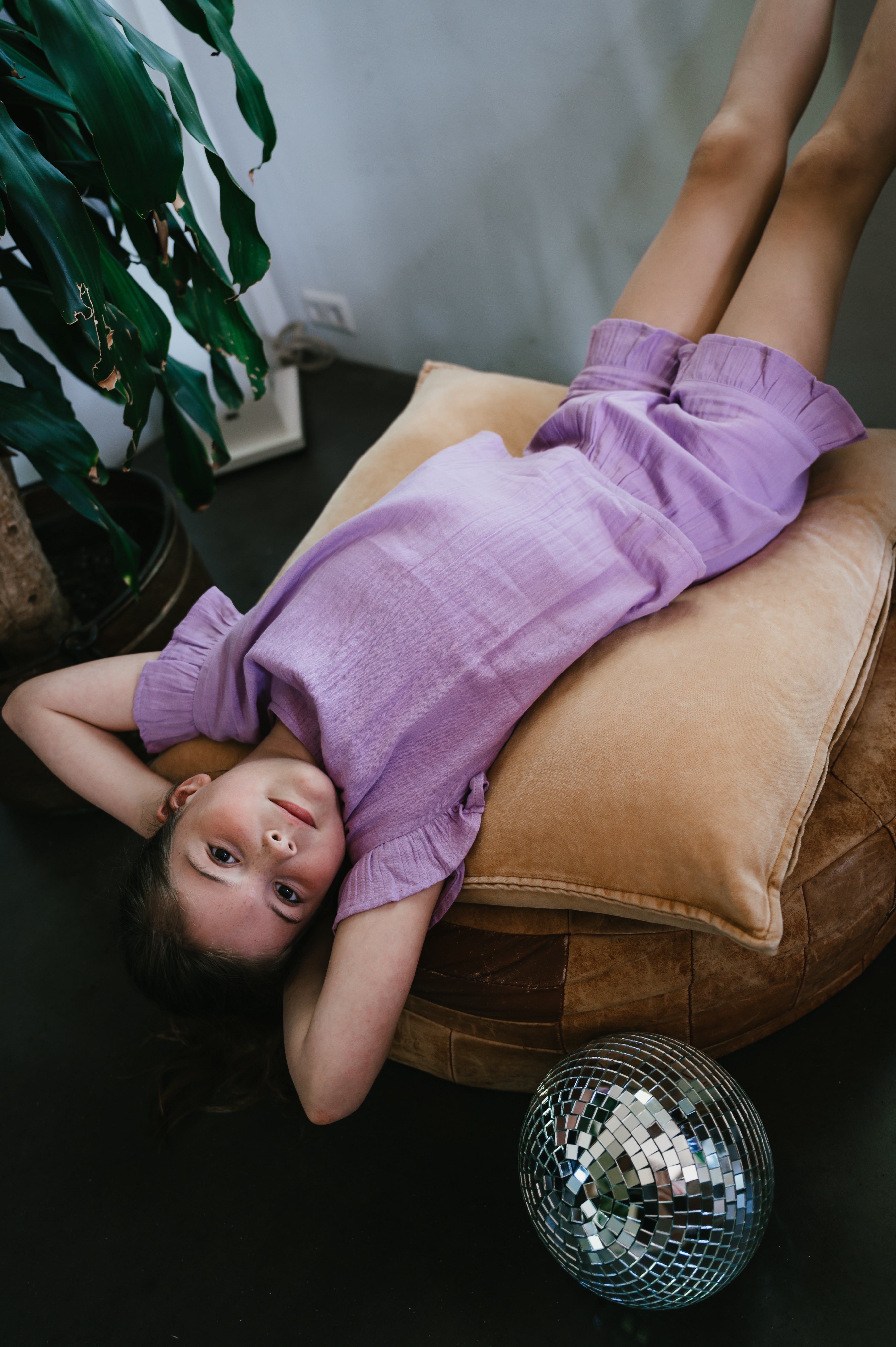 Loua Frill Blouse | English Lavender