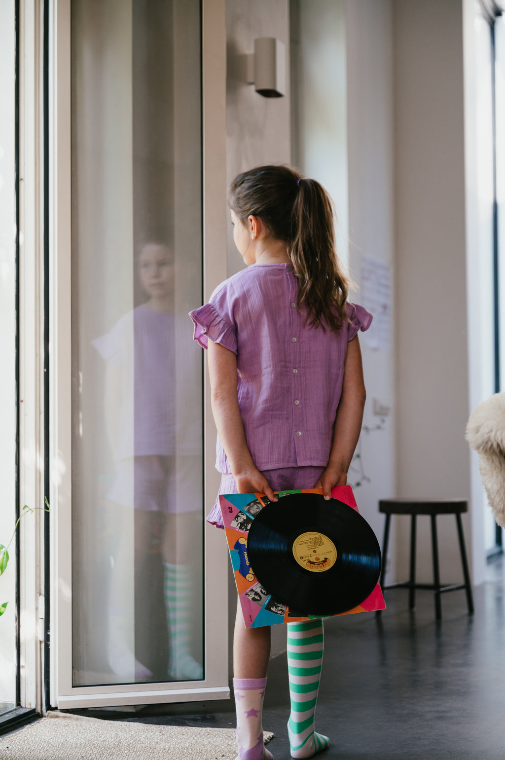Loua Frill Blouse | English Lavender