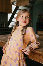 Mini Ruffle Skirt | Stars AOP