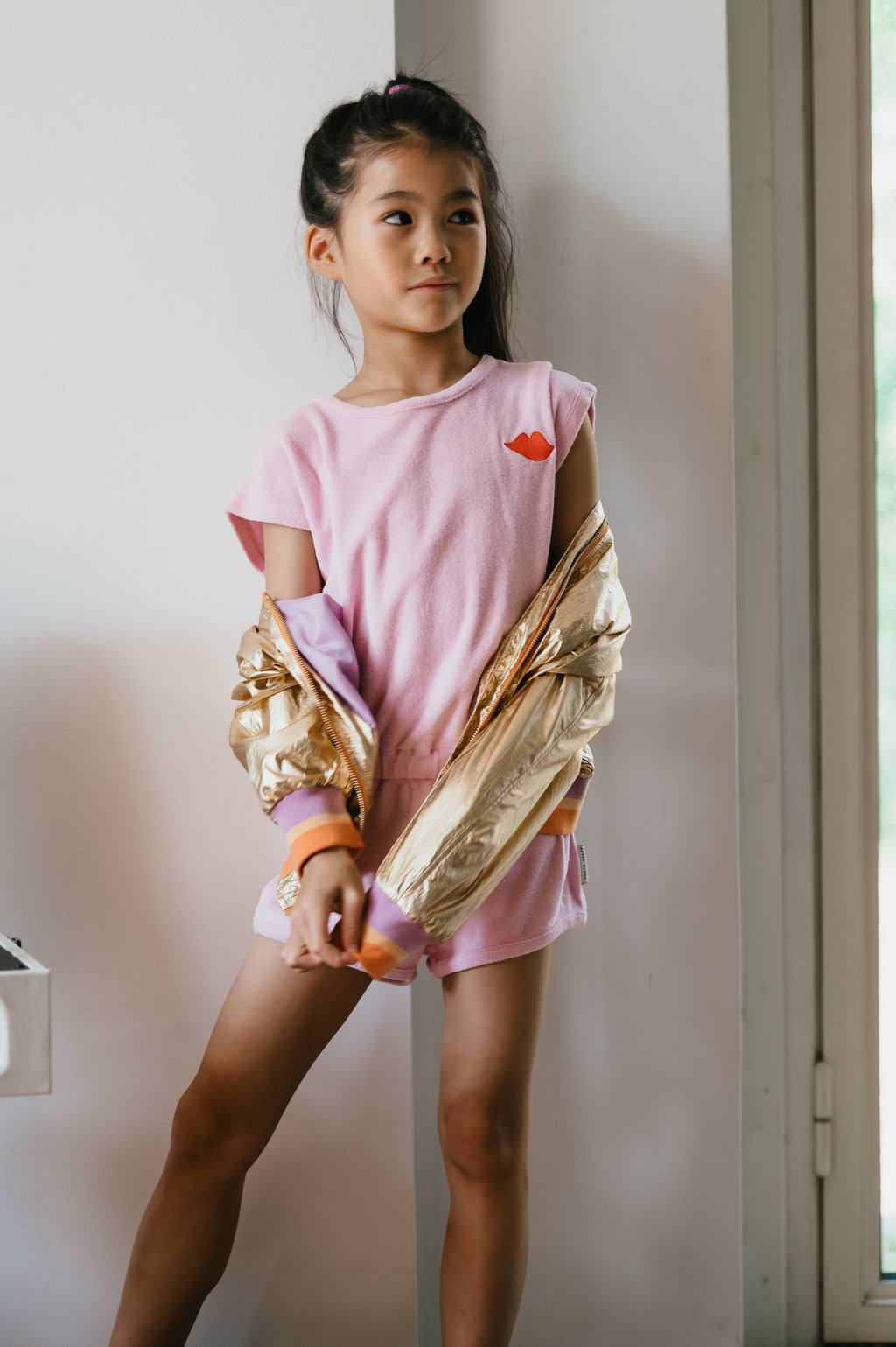 Towel Jumpsuit | Pastel Lavender