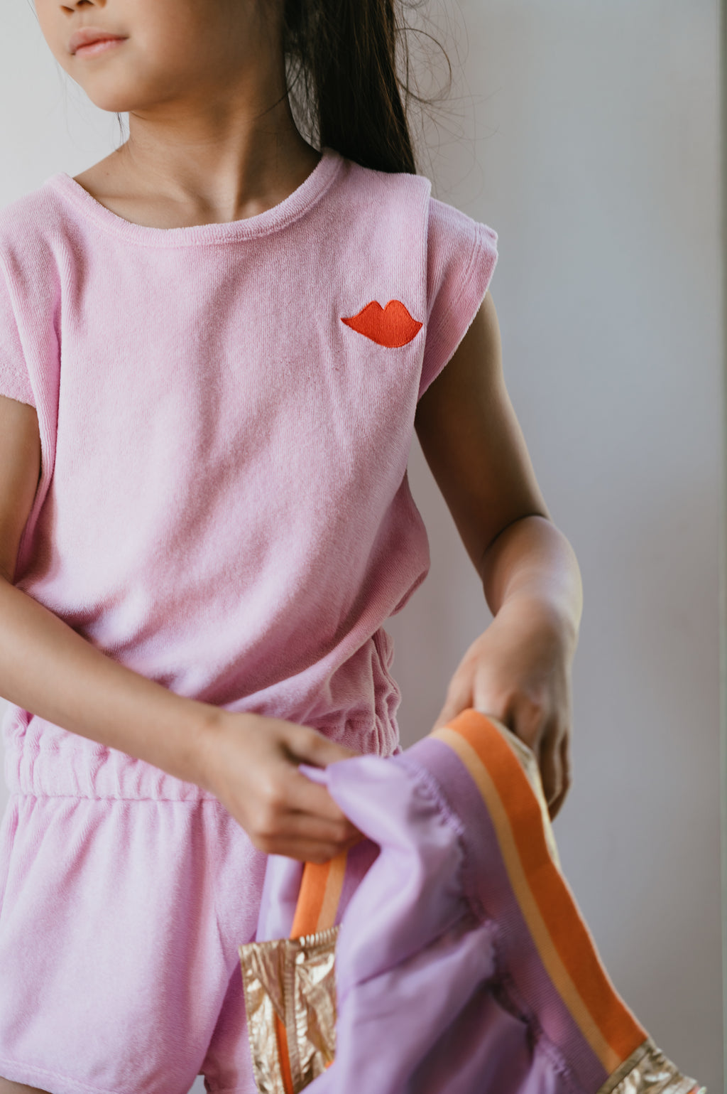 Towel Jumpsuit | Pastel Lavender