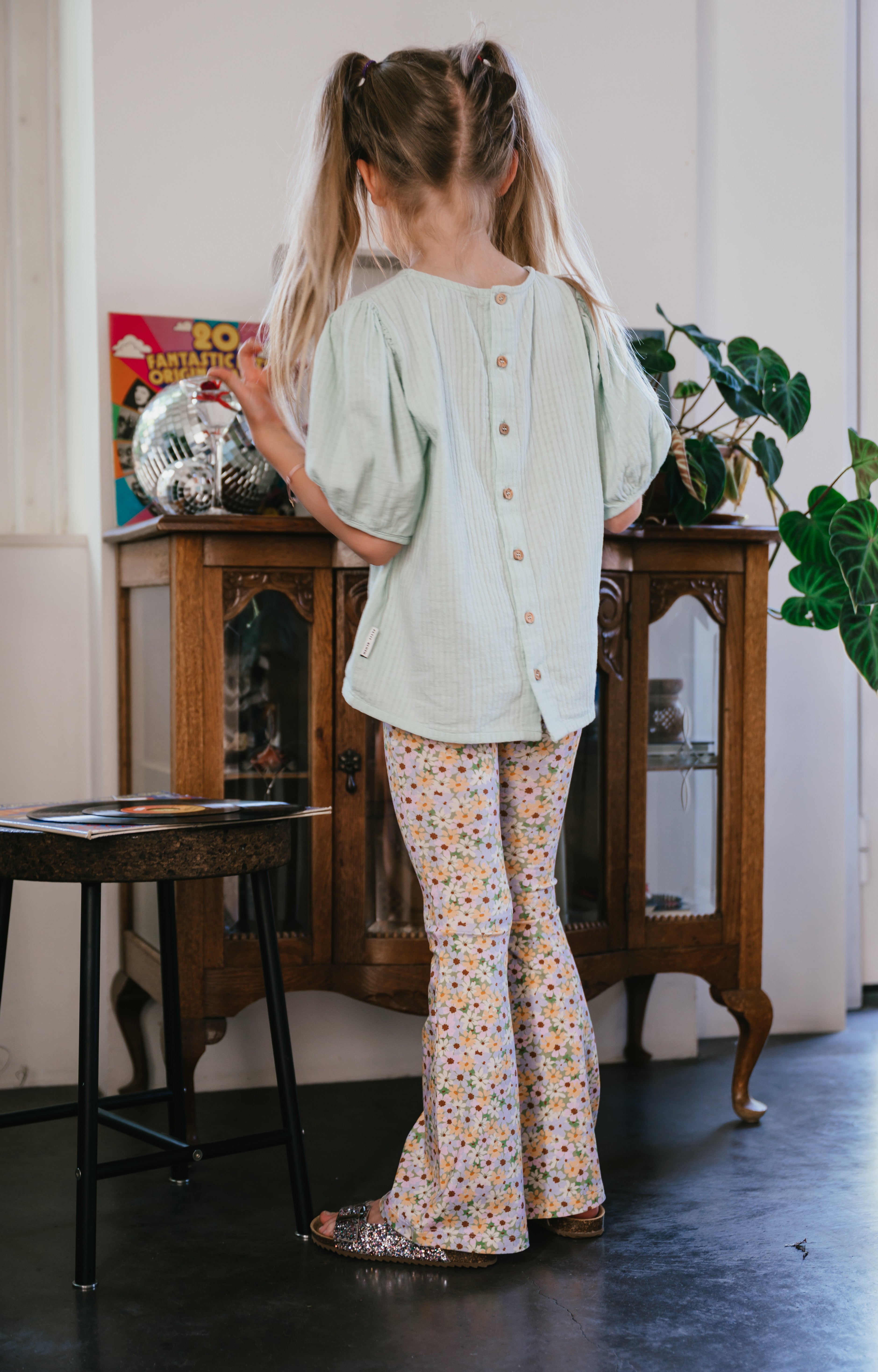 Bowie Flared Pants | Flowers AOP