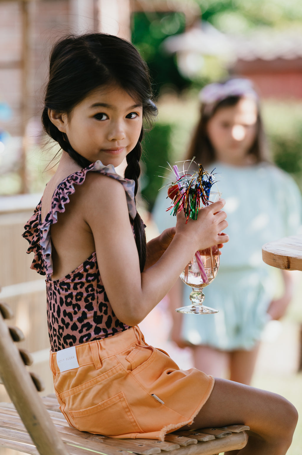 Peachy Short | Smock Orange
