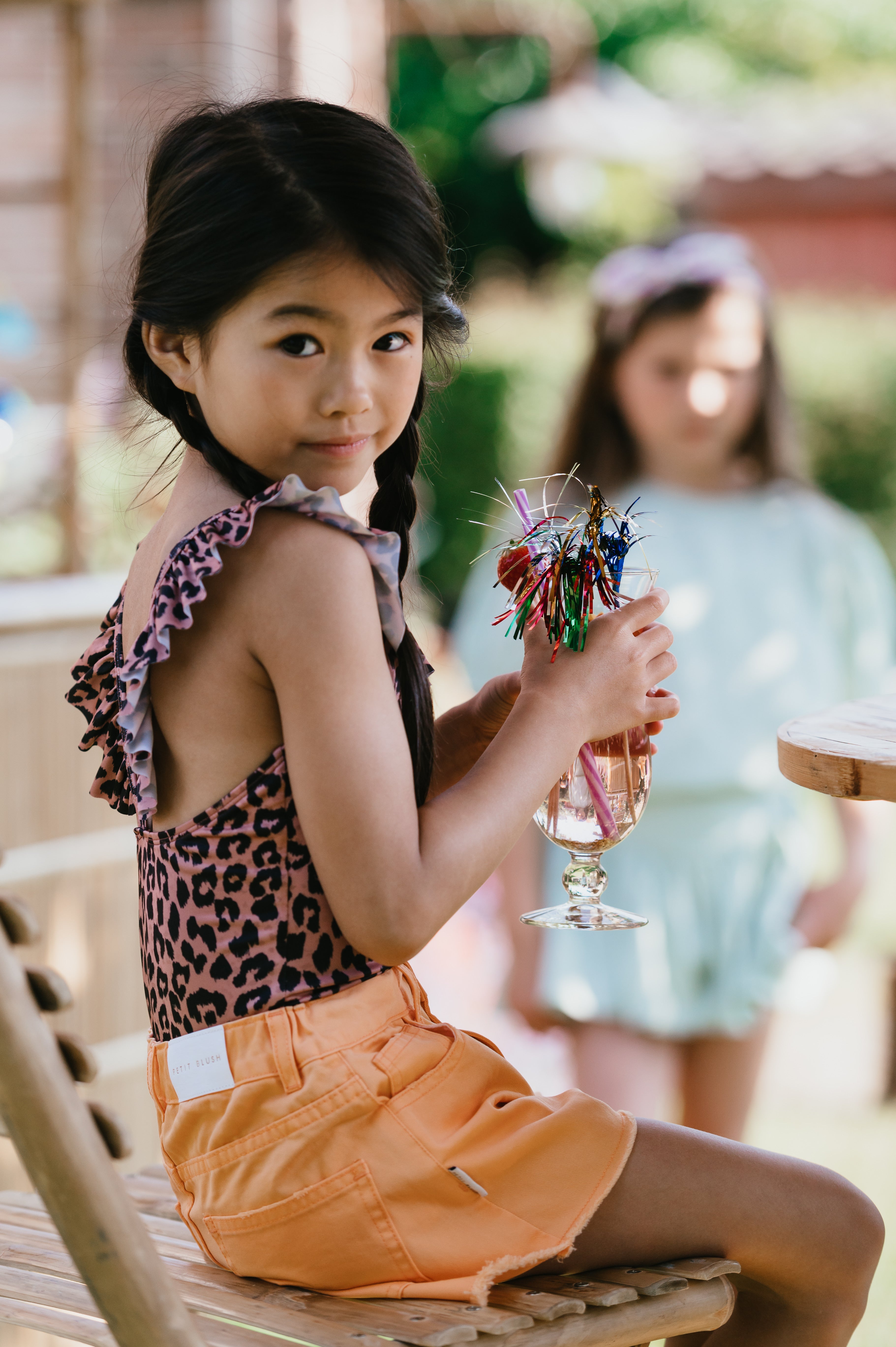 Peachy Short | Smock Orange
