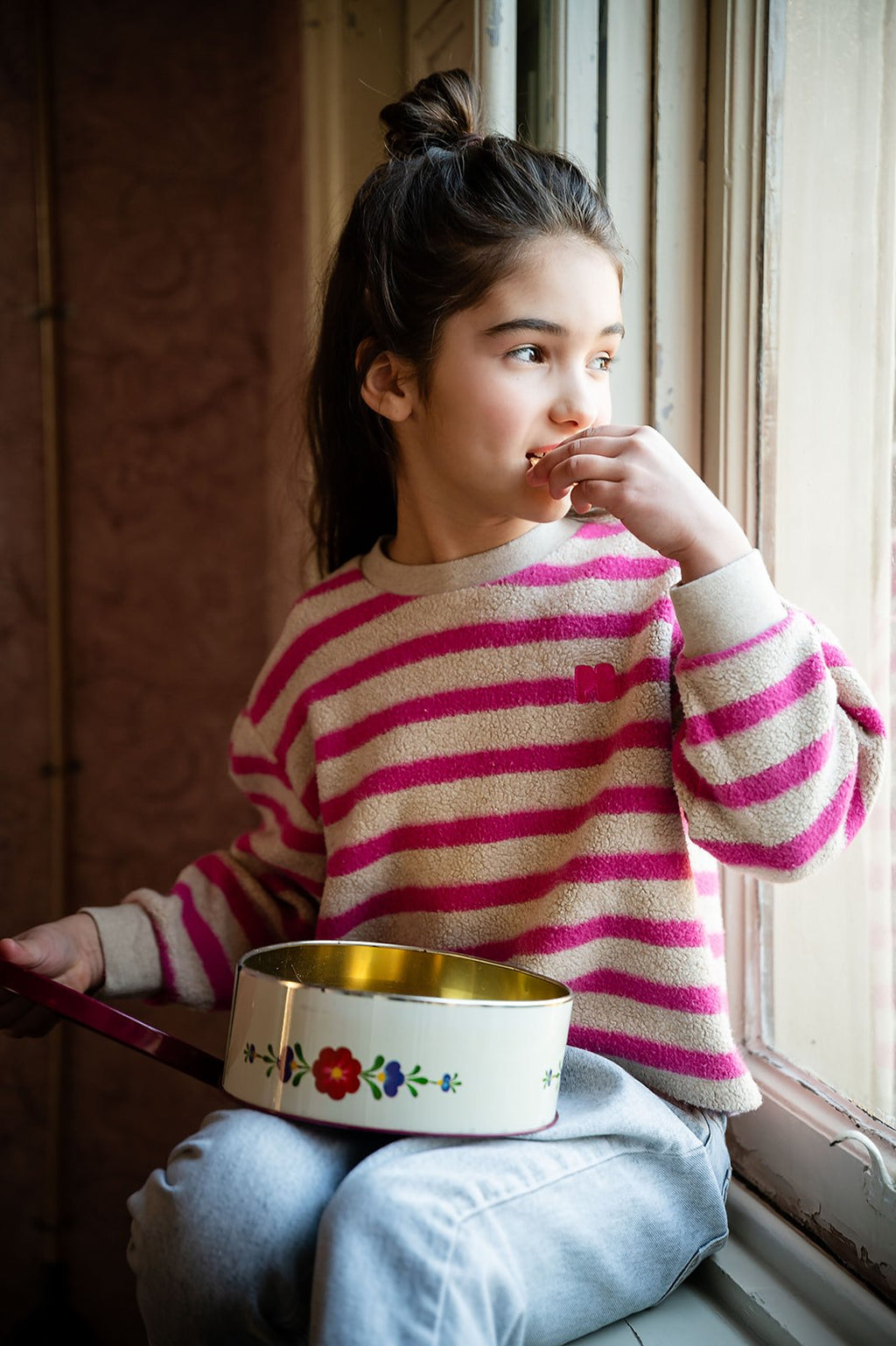 Teddy Sweater | Stripe