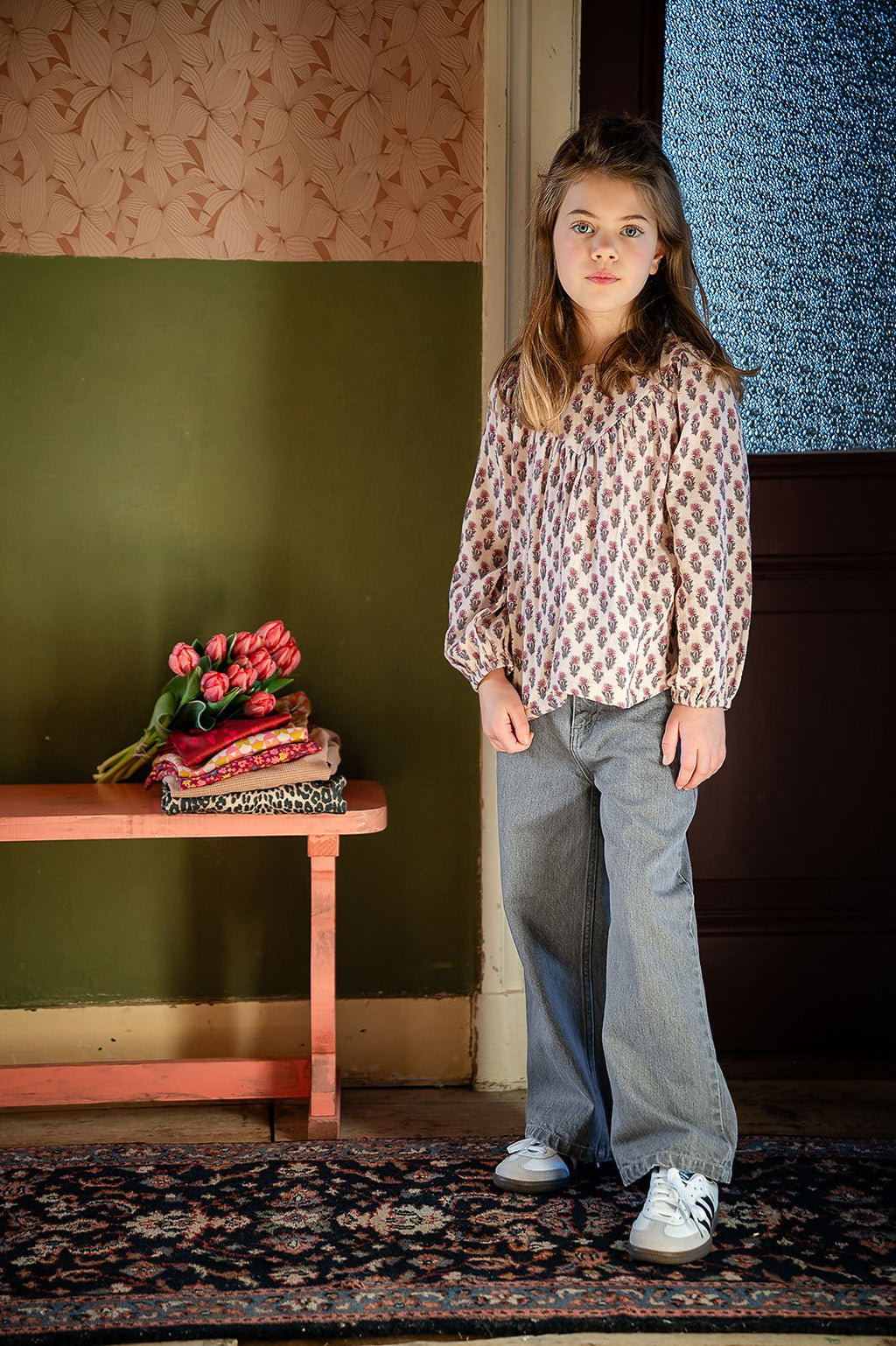 Kate Blouse | Paisley Flower AOP