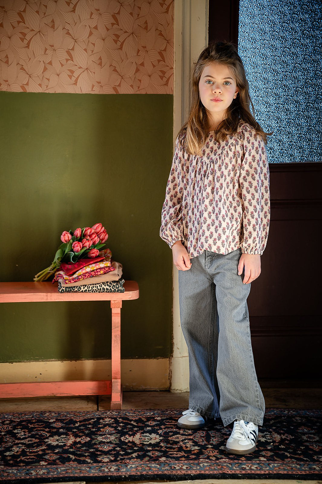 Kate Blouse | Paisley Flower AOP