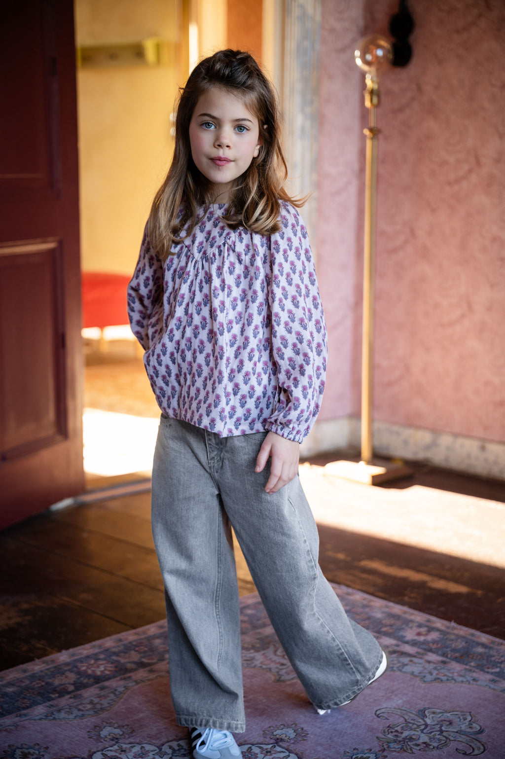 Wide Leg Jeans | Washed Grey