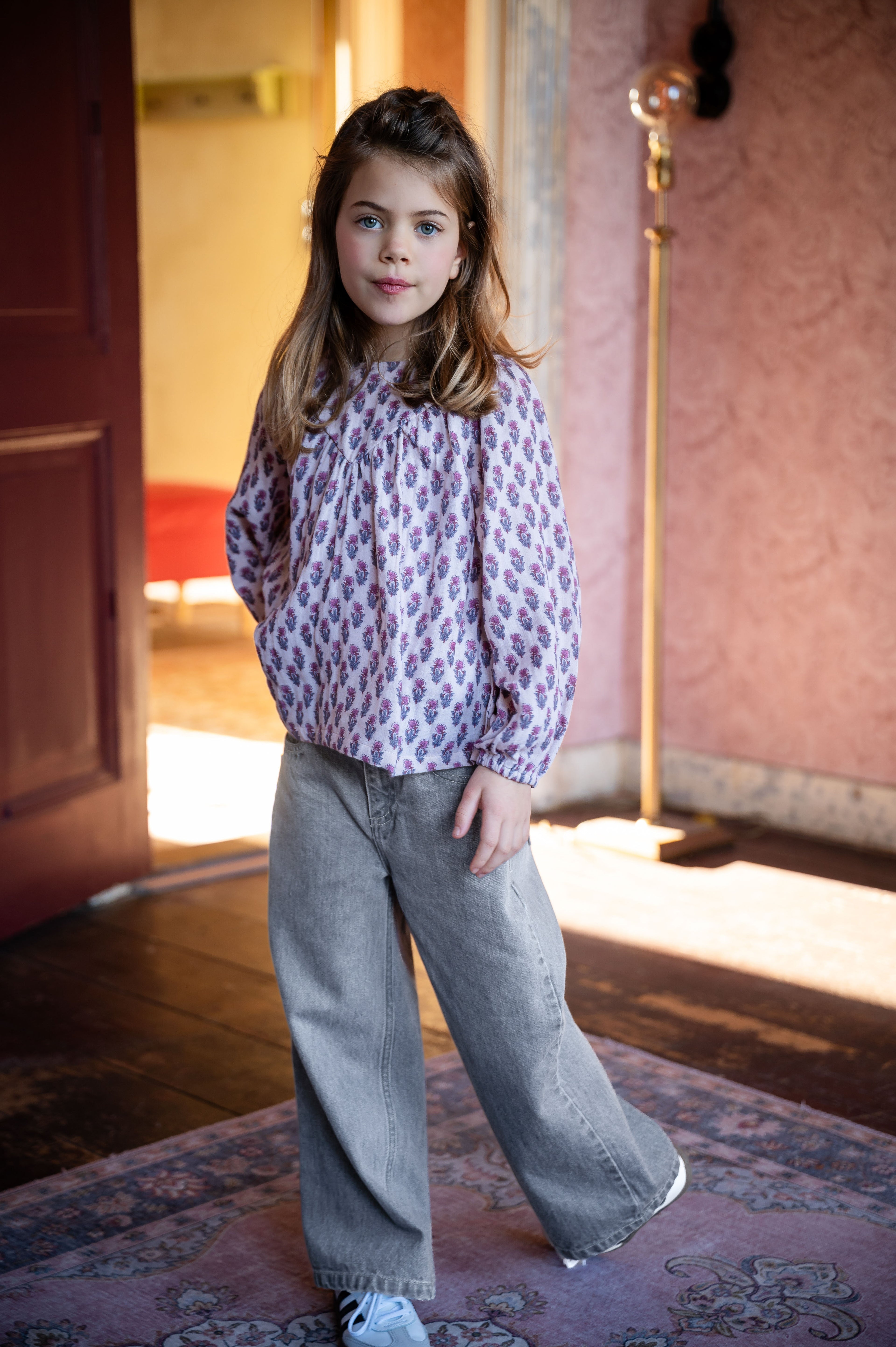 Wide Leg Jeans | Washed Grey