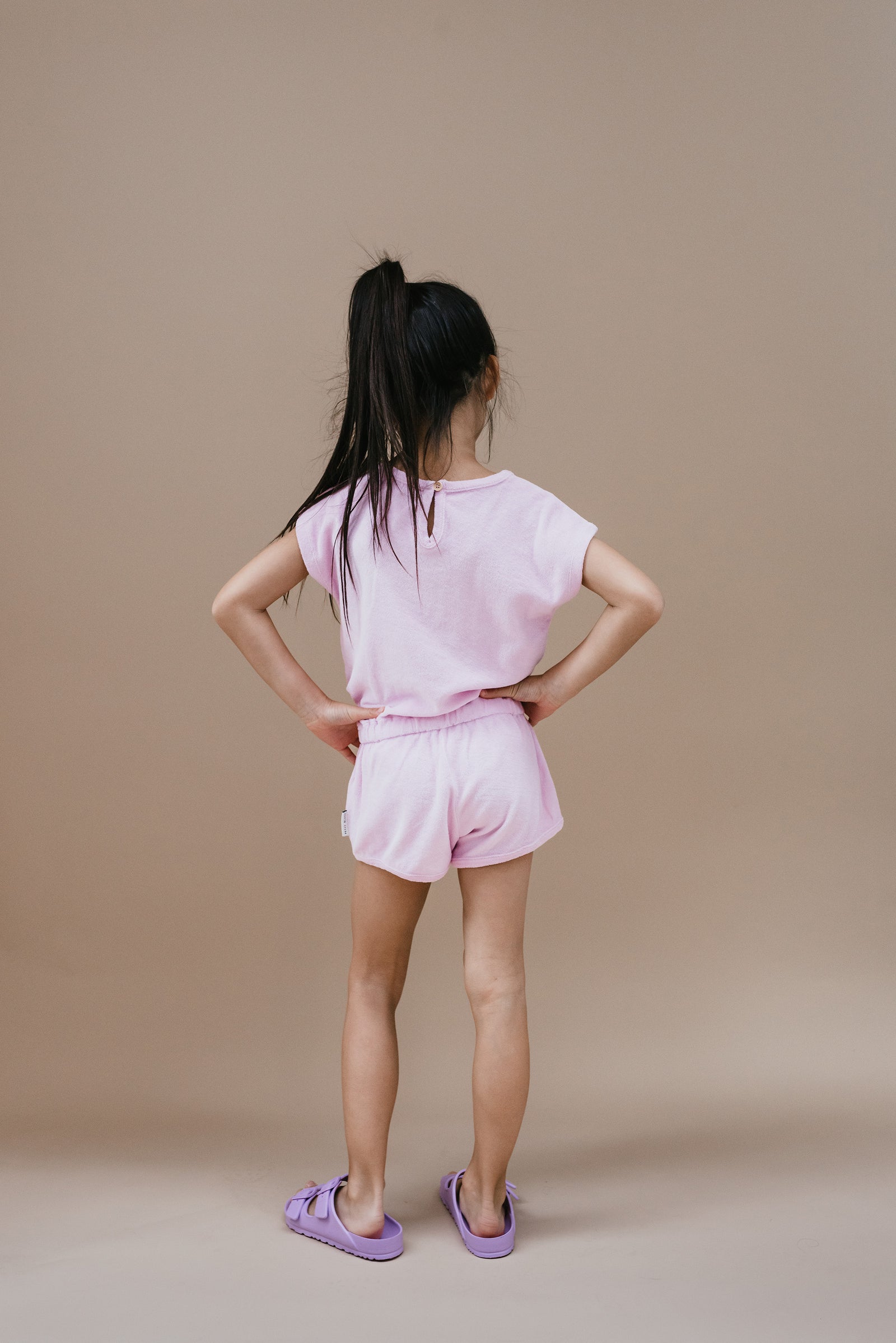 Towel Jumpsuit | Pastel Lavender