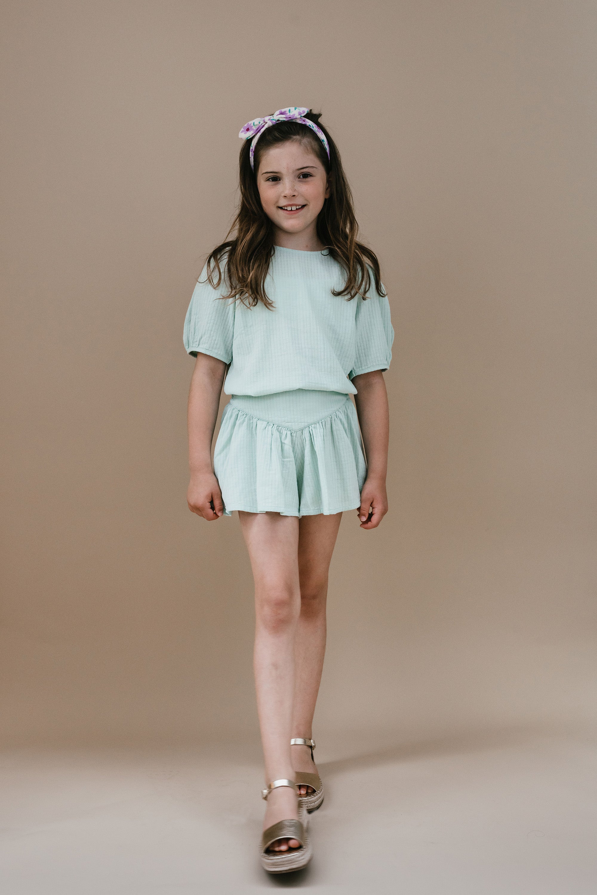 Ballon Sleeve Blouse | Surf Spray